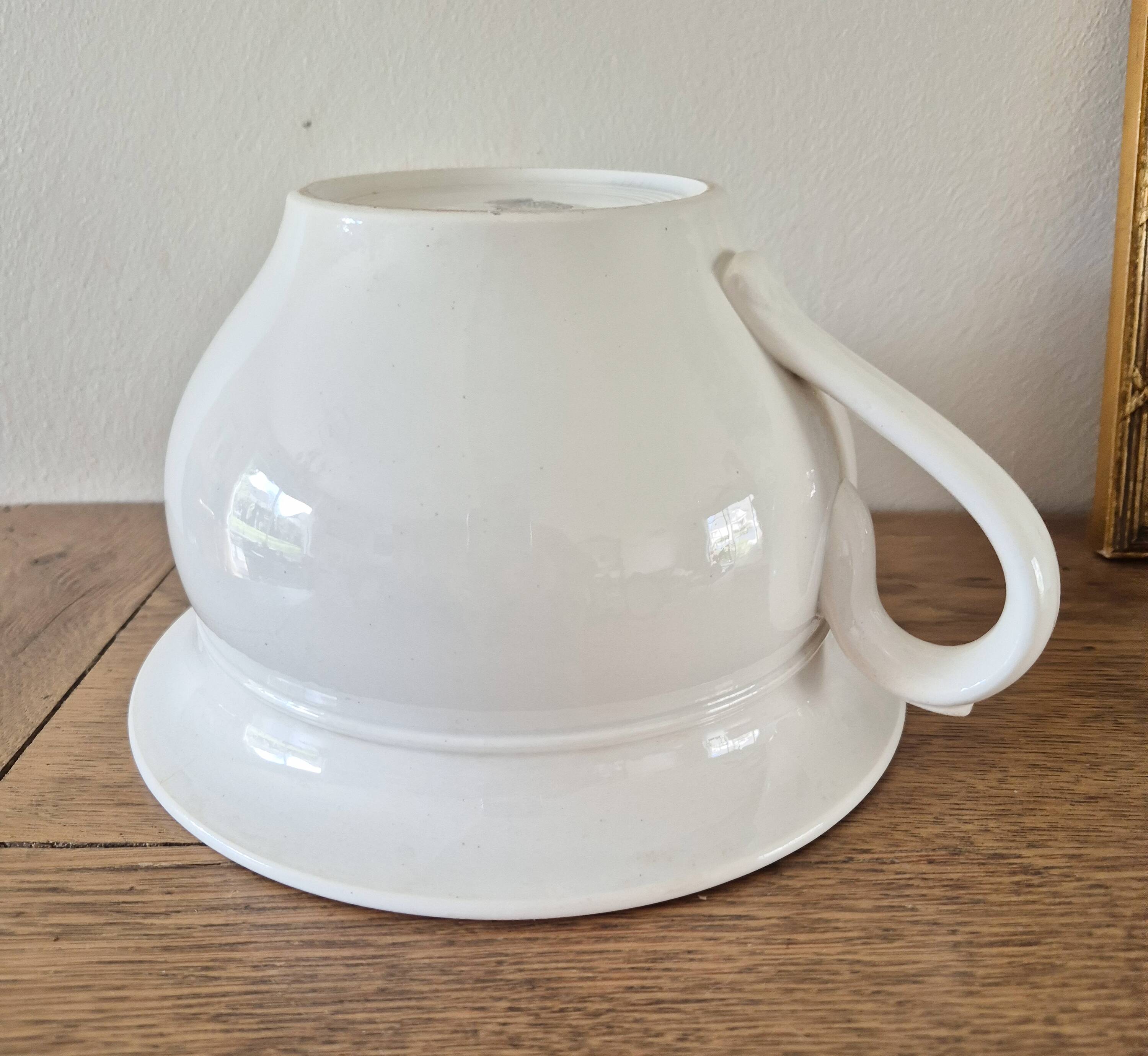 Night vase / ceramic Digoin Sarreguemines / plant pot