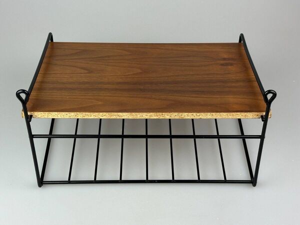 60s 70s teak shelf wall shelf telephone shelf string shelf Danish design