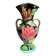 Handled ceramic vase from Vallauris, signed