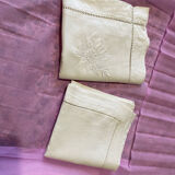 Set of linen pillowcases