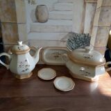 Earthenware soup tureen from St-Amand