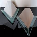 Pair of Dutch design wall light