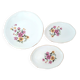 3 Gien Vintage 70 earthenware dishes, floral pattern
