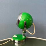 Vintage green space age eyeball table lamp