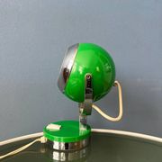 Vintage green space age eyeball table lamp