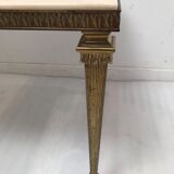 Table basse en marbre onyx  années 50-60