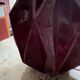 Origami lamp, ceramic and glass