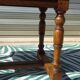 Oak solid wood desk