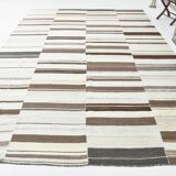 Tapis de salon 9x12, doux, beige et marron, turc, 267x369 cm, SK 33650