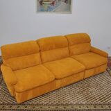 Corduroy modular sofa, 1970s, set of 3