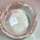Standing cup Mokhfia polychrome ceramic Turtle Tronja Fez Morocco XXth