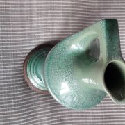 Large ceramic vase from the 1930s, signed Sarreguemines