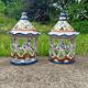 Retro wall sconces pottery Portugal 💐