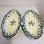 Old raviers, small dishes oval armer