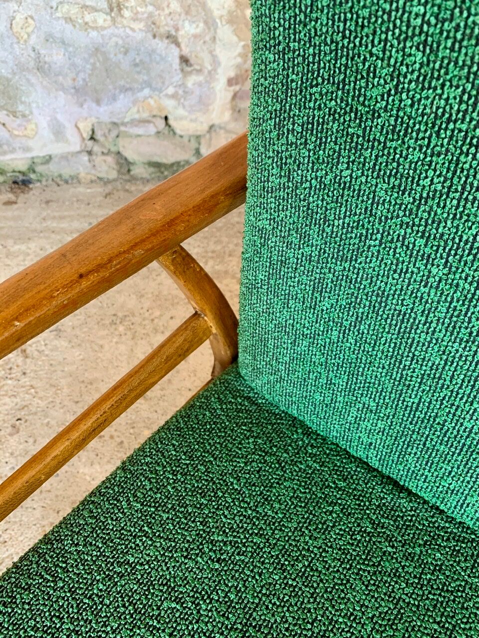 Vintage armchair in Scandinavian style circa 60