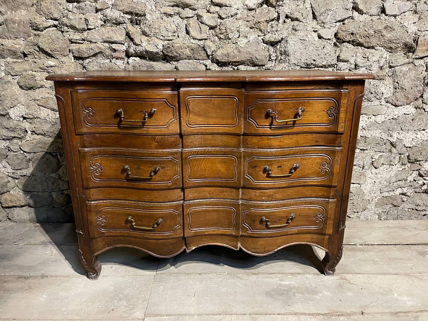 19th century crossbow chest of drawers.
