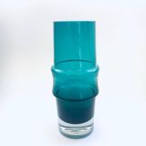 Extra Large Mid-Century Scandinavian Green Glass Vase by Tamara Aladin for Riihimaki, 1960s