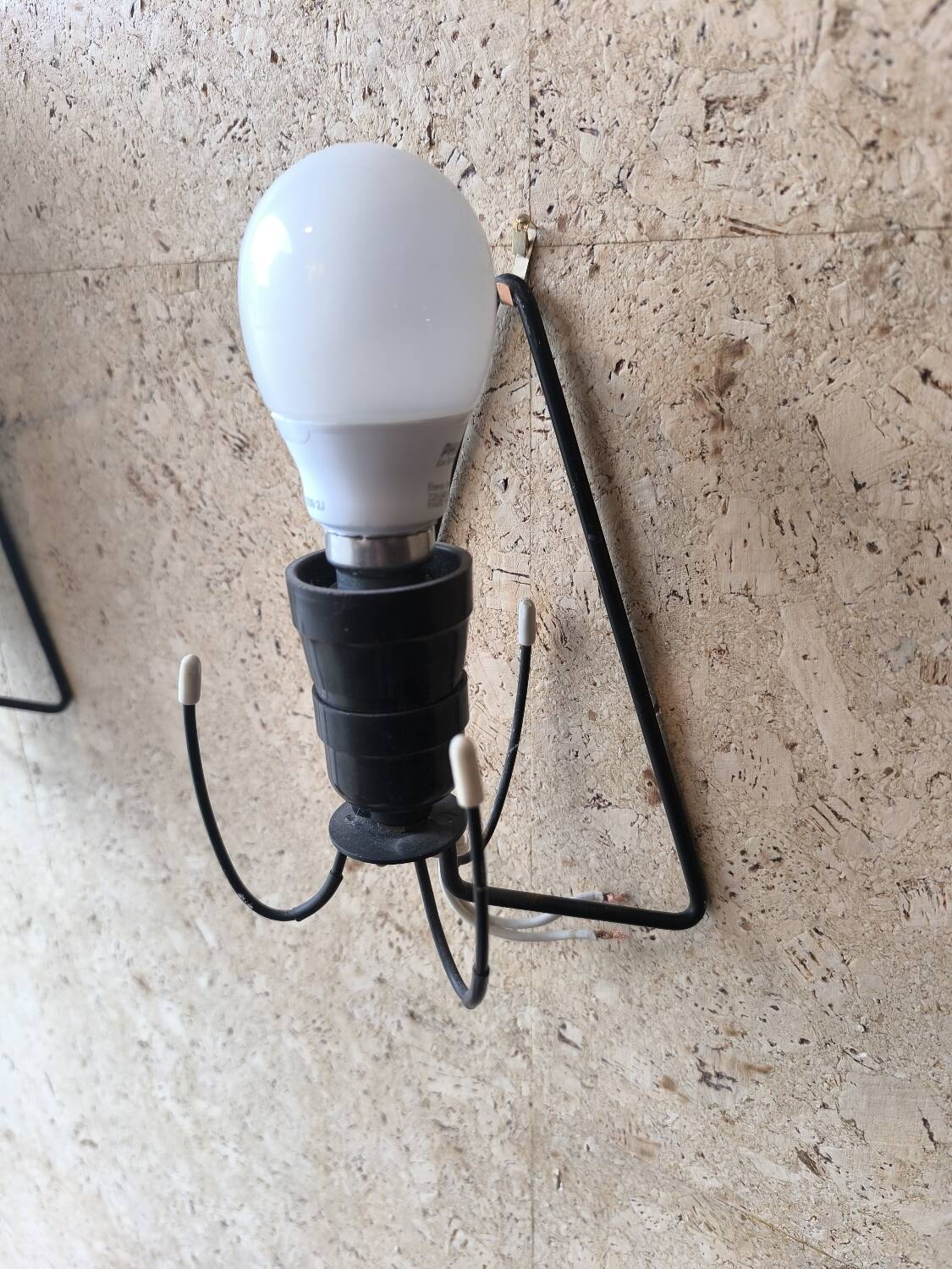 Pair of Louis Kalff wall lights for Philips circa 1950.