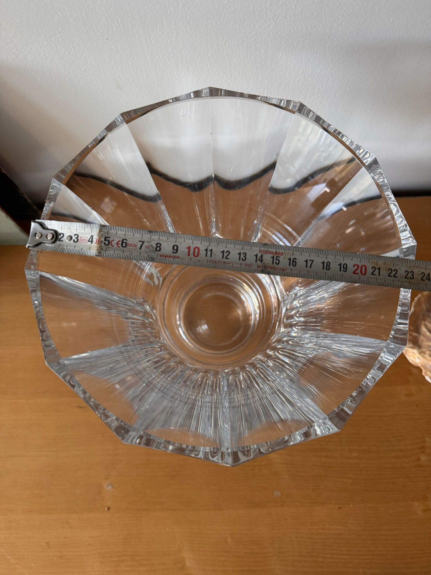 Large Baccarat crystal vase