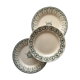 Lot de 3 assiettes vintage Terre de Fer