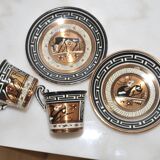 2 Greek espresso cups