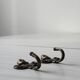 Set of metal coat hooks / angel towel hooks