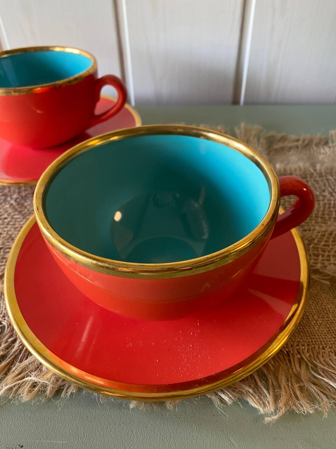 50s bowls and saucers