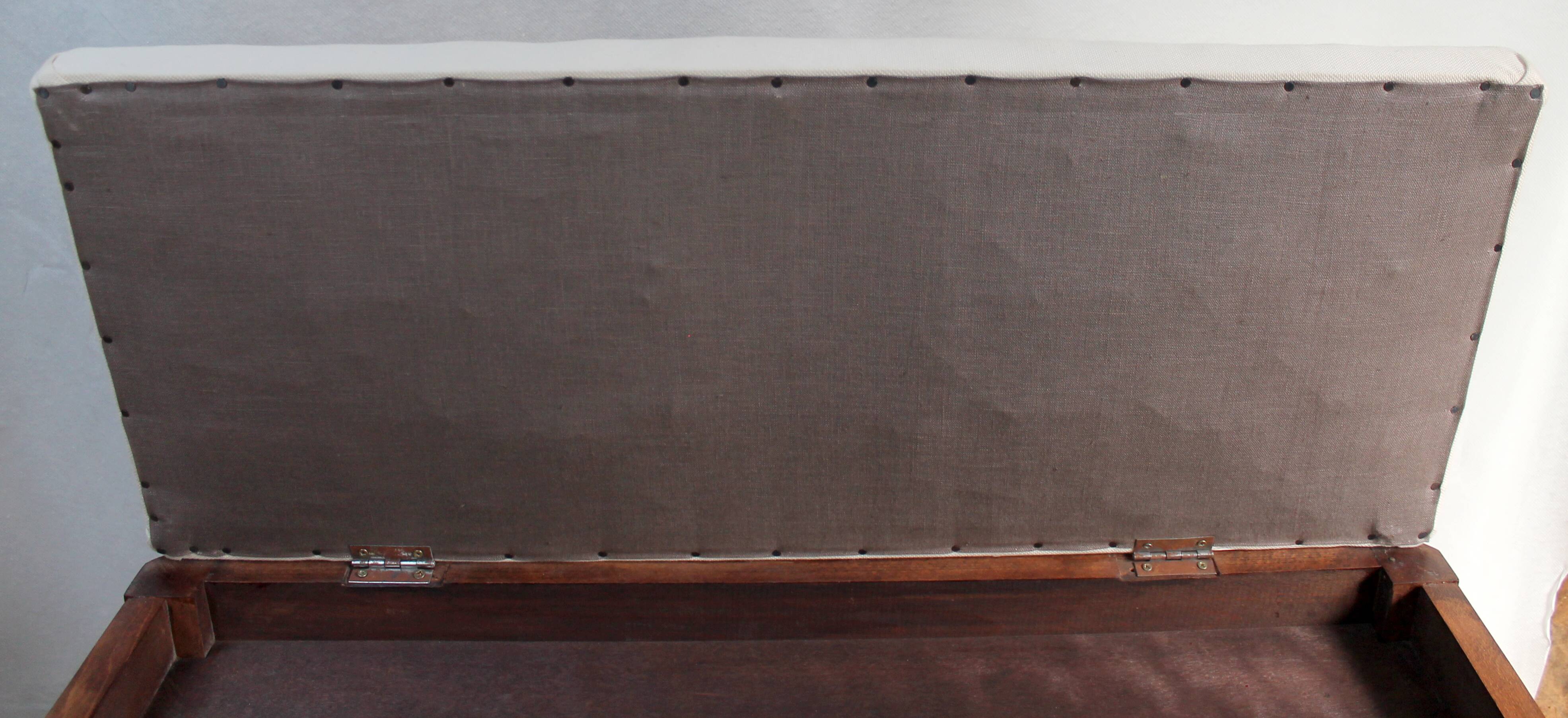 Piano bench chest wood