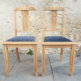 2 art deco style chairs