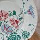 Antique Gien deep plate – floral pattern