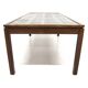 Mahogany and ceramic coffee table, Sweden, 1970