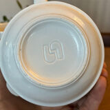 Stackable ceramic cups from Sarreguemines