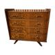 Vintage chest of drawers compass feet