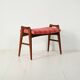 Tabouret Scandinave en Teck par Svante Skogh