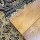 19th century solid walnut farmhouse coffee table - 2 drawers