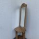 Miroir Art déco biseauté chêne brut 1930