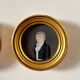 2 portraits, oil painting with gilt wood frames by Prosper, 1807