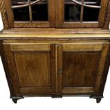 Dutch oak bookcase buffet in the 18th century style