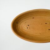 Petit plat en grès vernissé, poterie du Sud, 1960