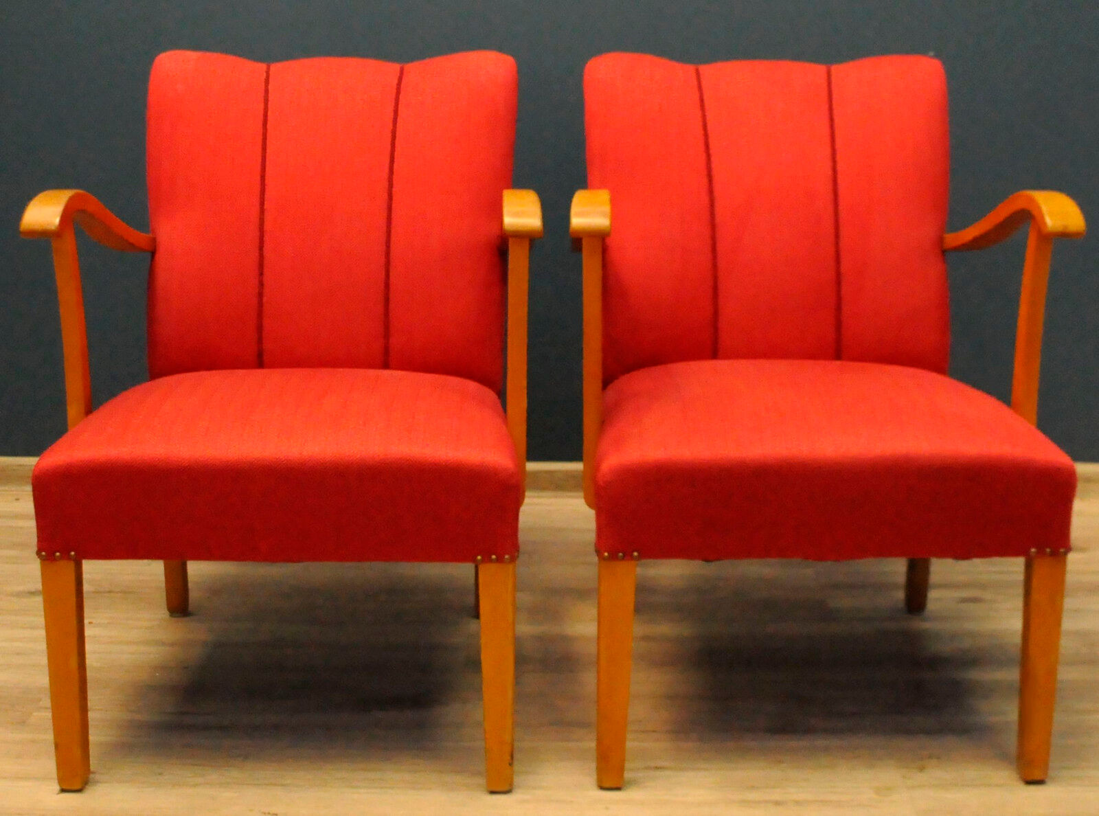 Scandinavian club chairs, Sweden, 1950s, set of 2