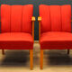 Fauteuils scandinaves, Suède, années 1950, lot de 2