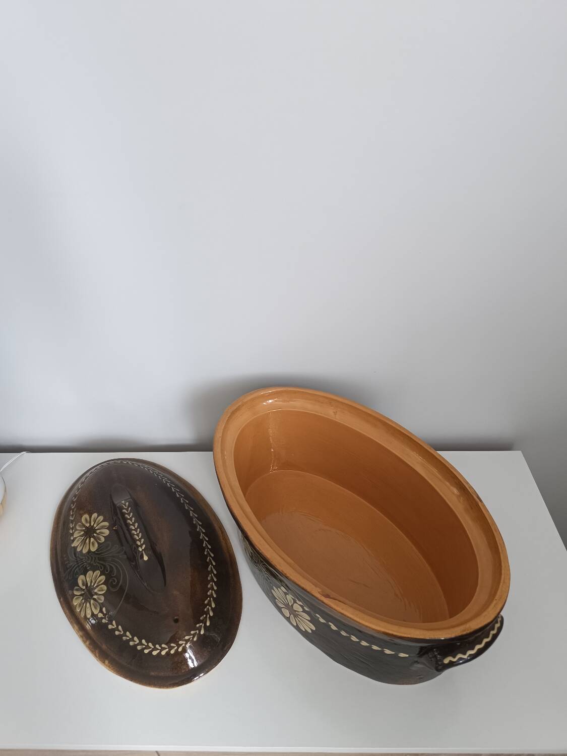 Vintage baeckeoffe terrine