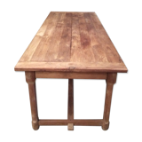 Old solid wood dining table