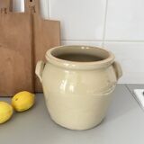 Old Digoin stoneware grease pot