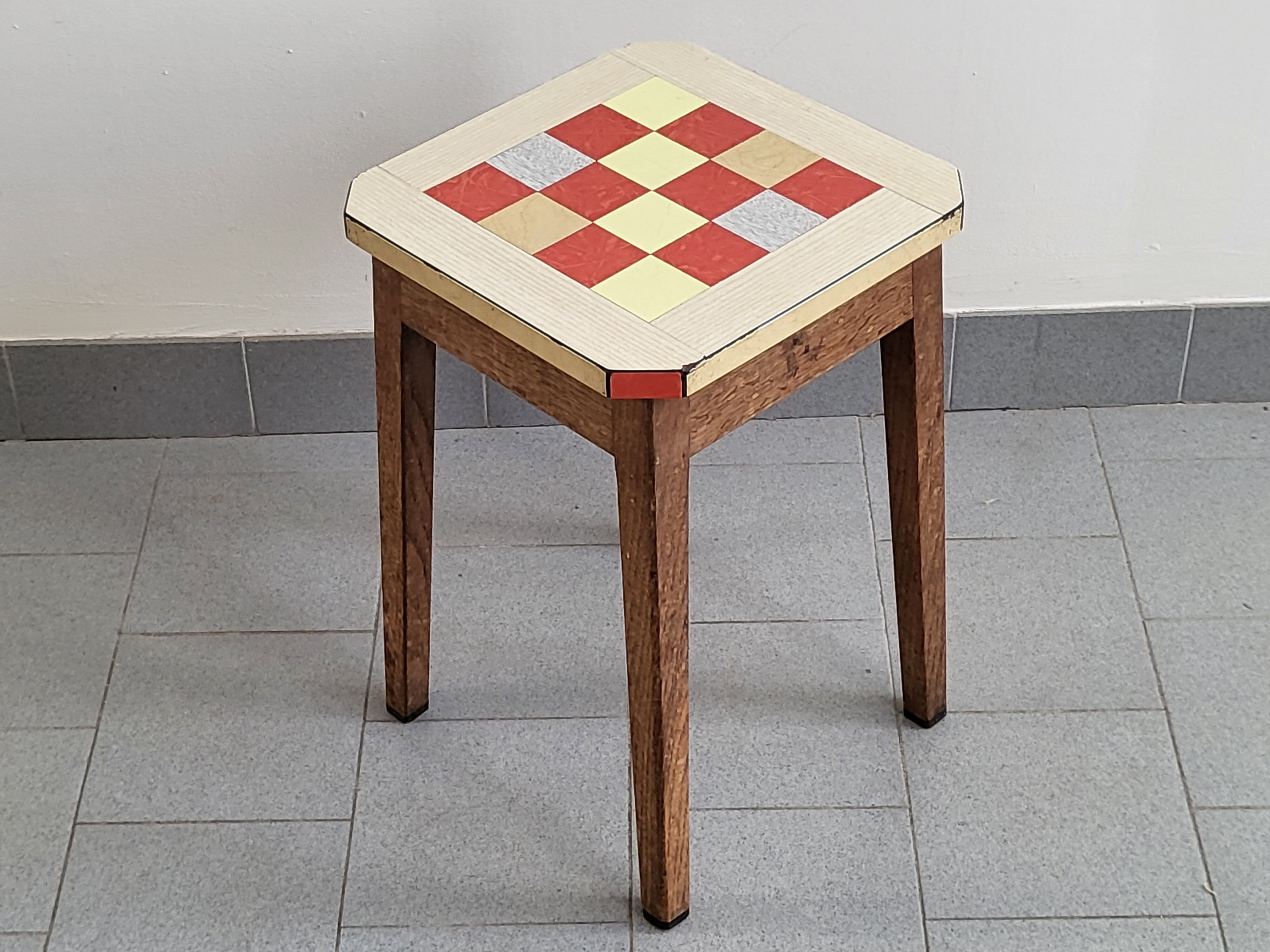 Pair of vintage formica stools 1950