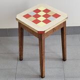 Pair of vintage formica stools 1950