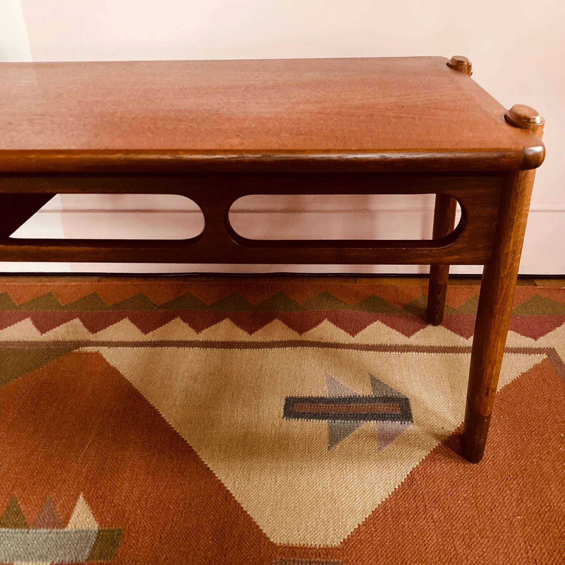 Table basse, William Watting pour Scanflex, teck des années 50