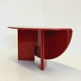 Antella dining table / console table by Kazuhide Takahama for Cassina in red