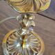 Vintage Rococo style gilded bronze lamp base
