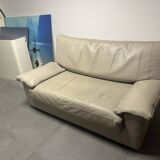 2-seater leather sofa by STEINER
